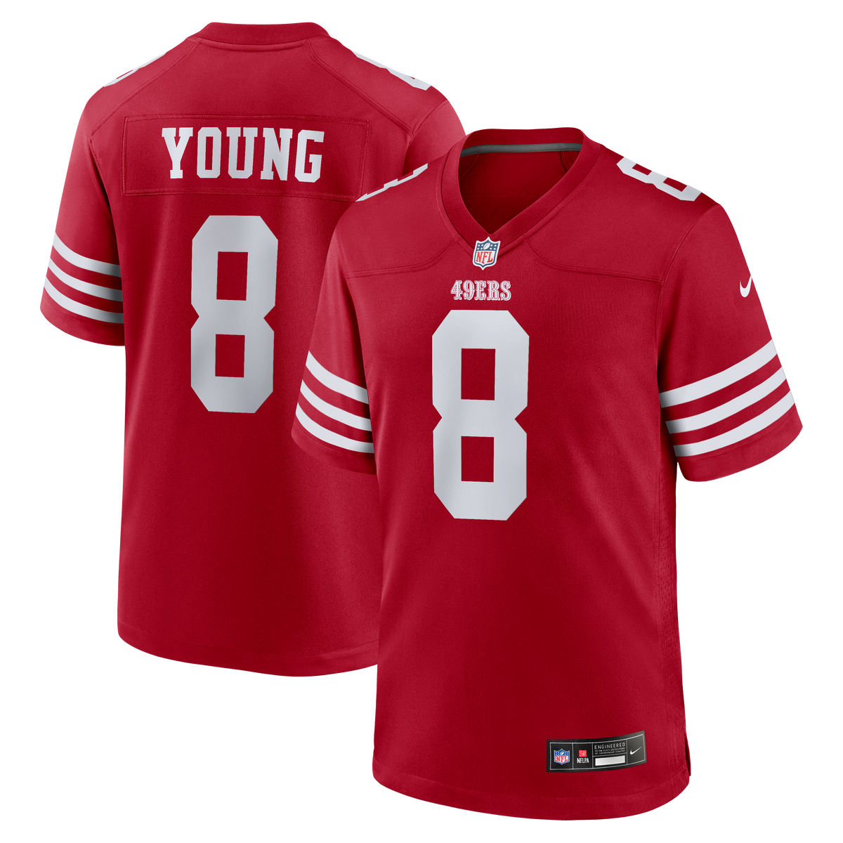 San Francisco 49ers Steve Young Nike White Retired Player product image 7