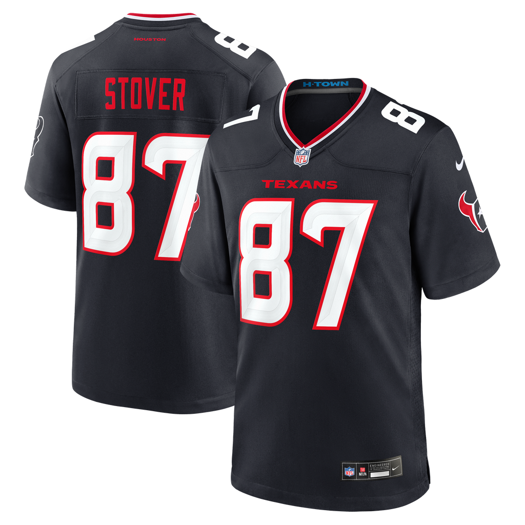 Houston Texans Cade Stover Nike Navy Game Jersey product image 1