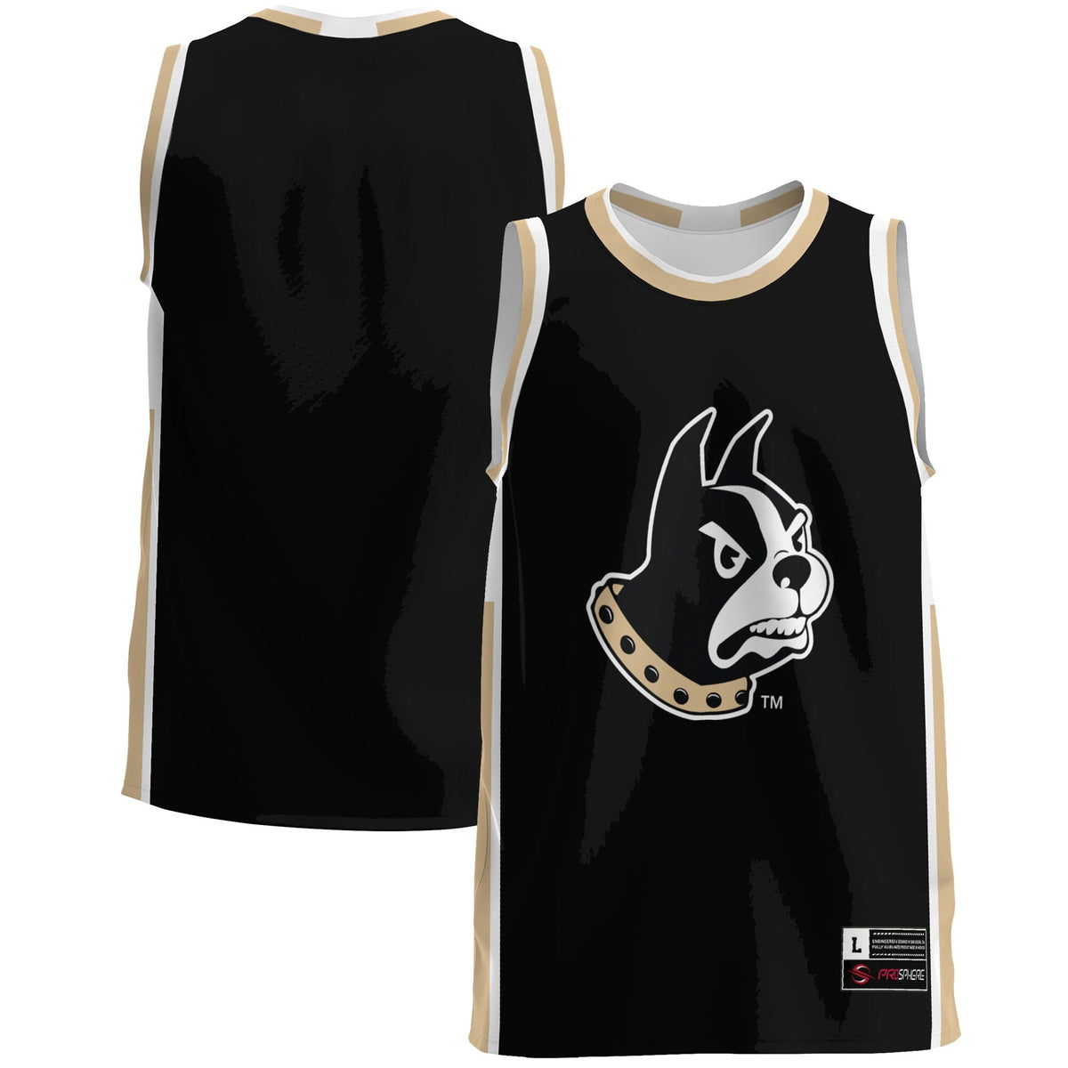 Wofford Terriers Lightweight Basketball Jersey - Gold product image 2