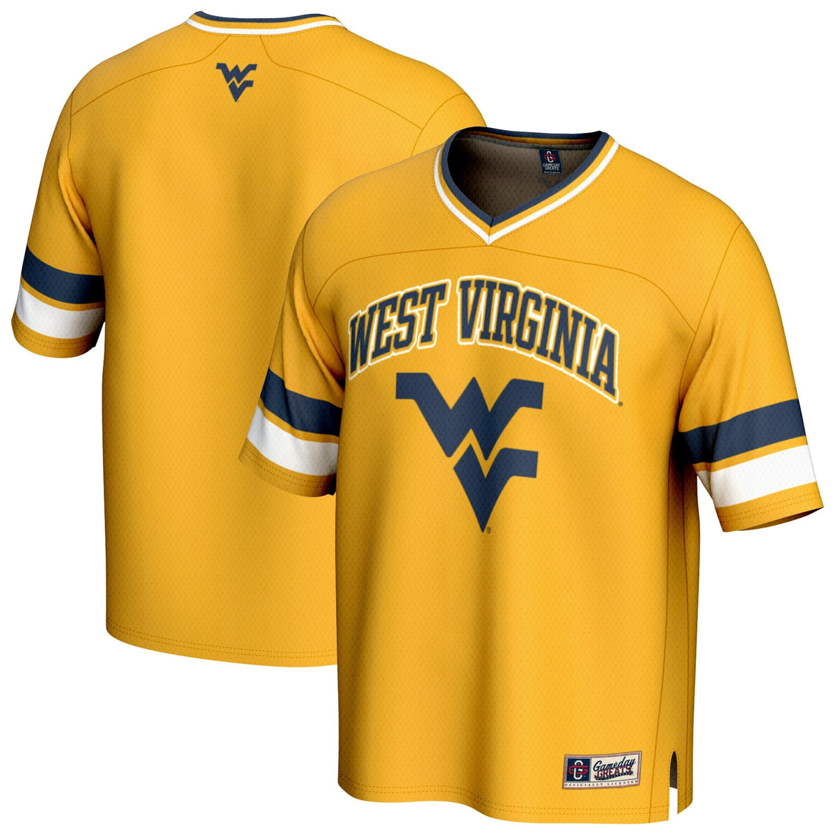 West Virginia Mountaineers Spirit Football Jersey - Gold product image 2