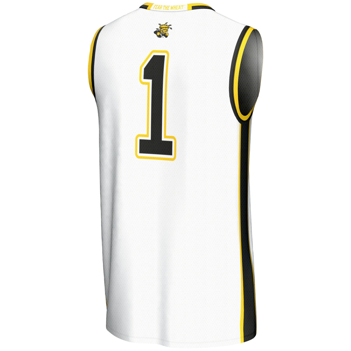 Wichita State Shockers #1 Basketball Jersey - White product image 4