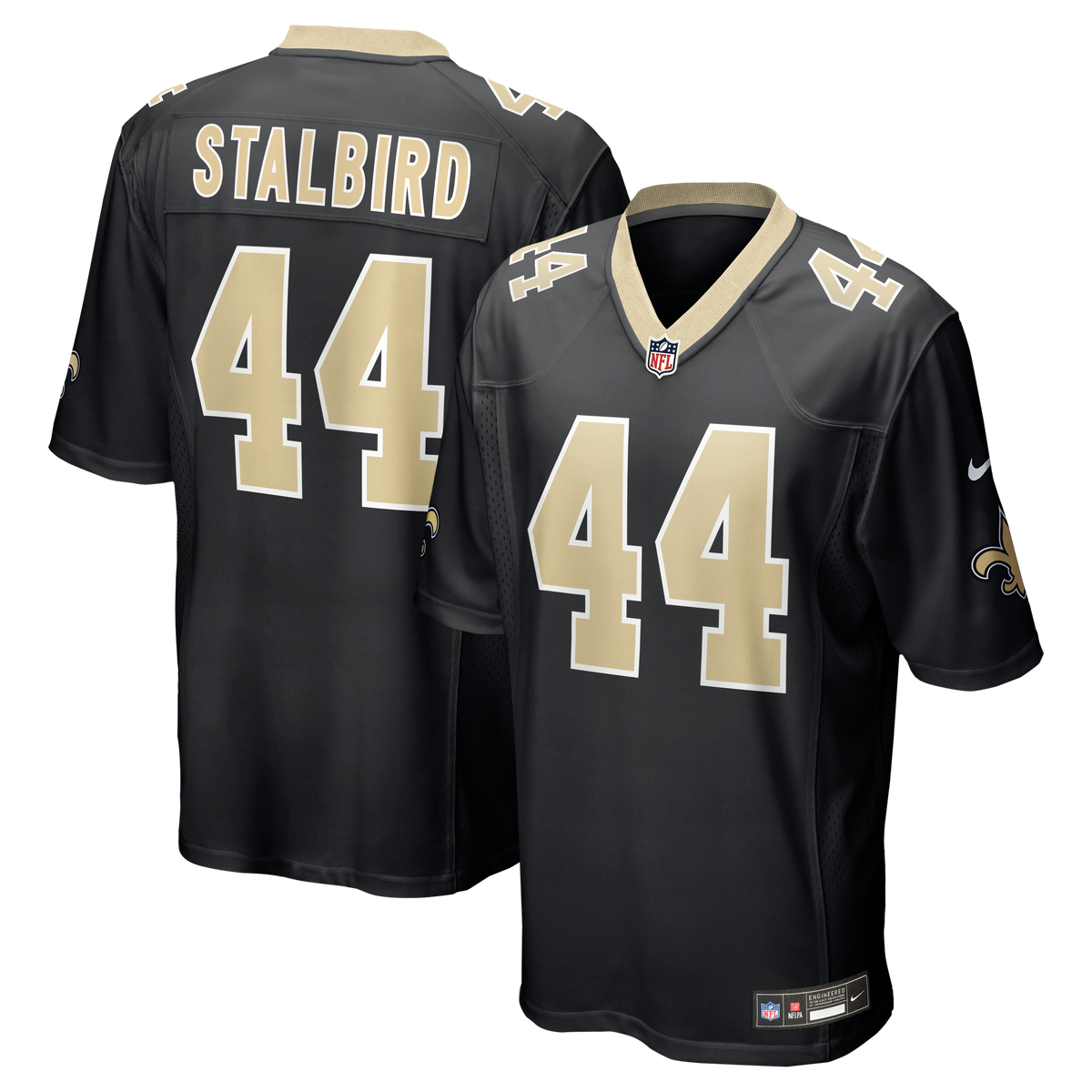 New Orleans Saints Isaiah Stalbird Nike Black Team Game product image 1
