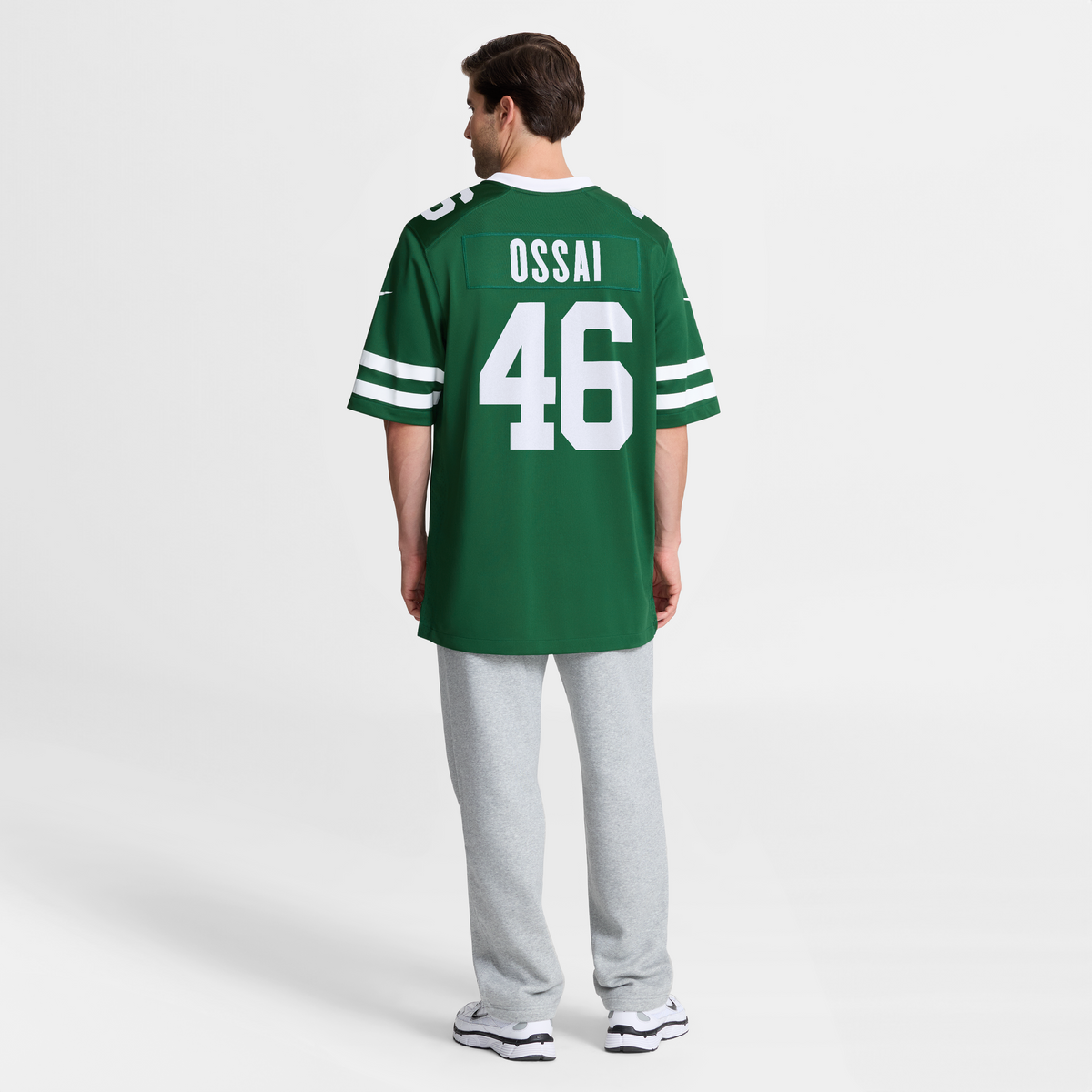 New York Jets Joseph Ossai Nike Legacy Green Team Game product image 5