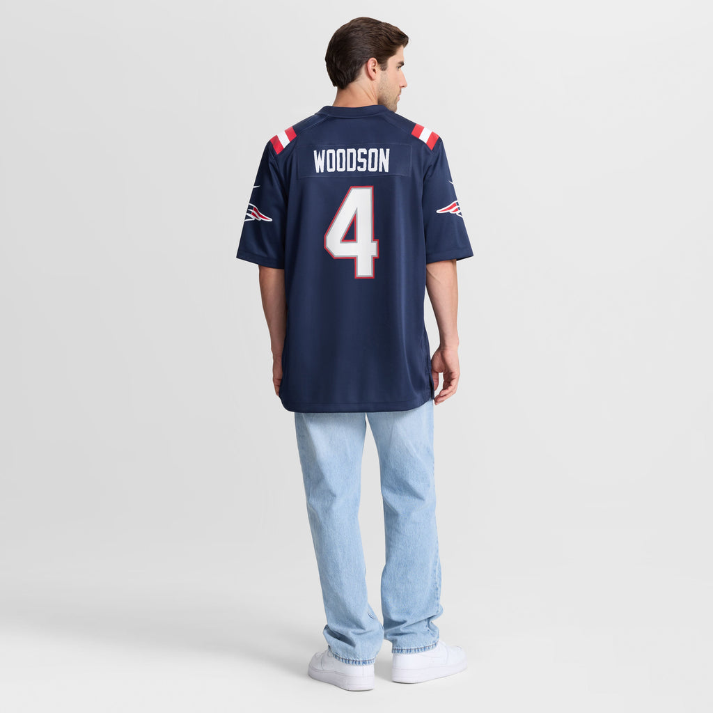 New England Patriots Craig Woodson Nike Navy Team Game product image 3