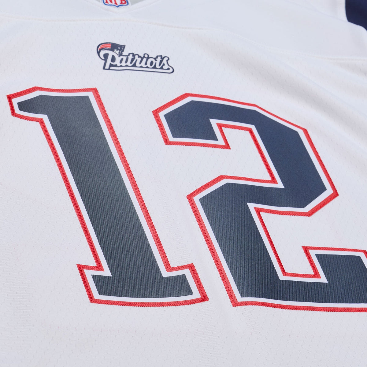 New England Patriots Tom Brady Mitchell & Ness White 2000 product image 4