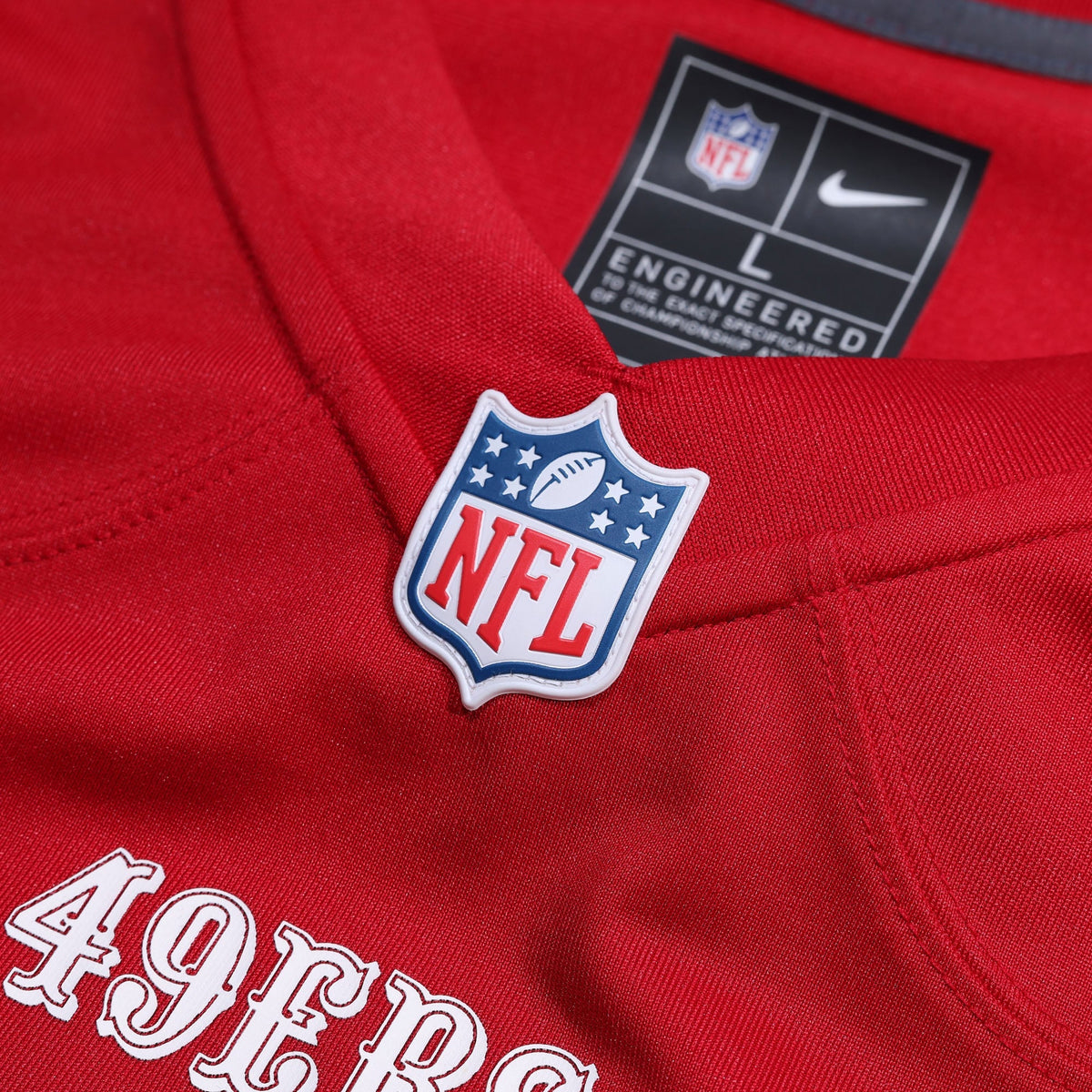 San Francisco 49ers Malik Mustapha Nike Scarlet Game Jersey product image 4