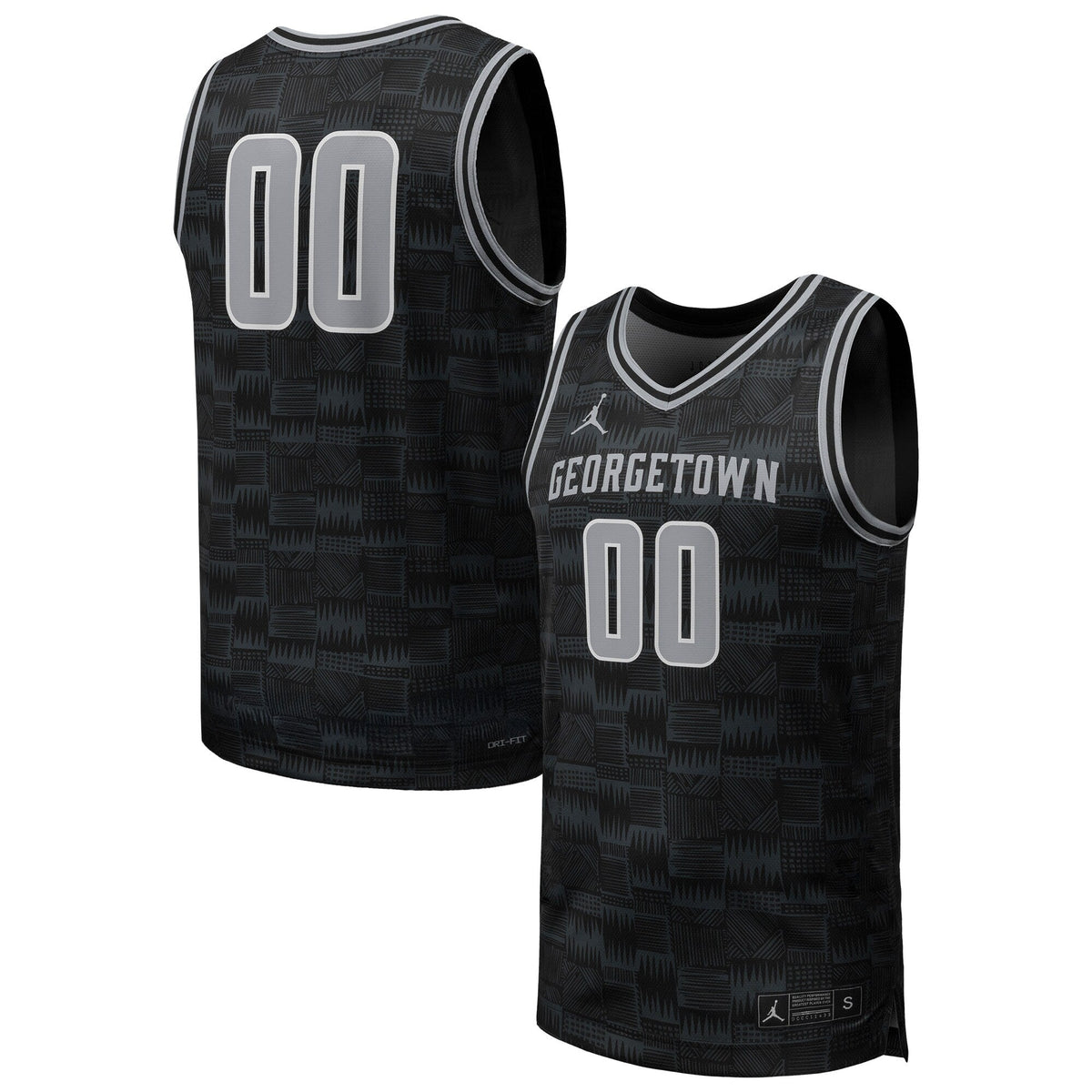 #00 Georgetown Hoyas Replica Basketball Jersey - Black product image 2