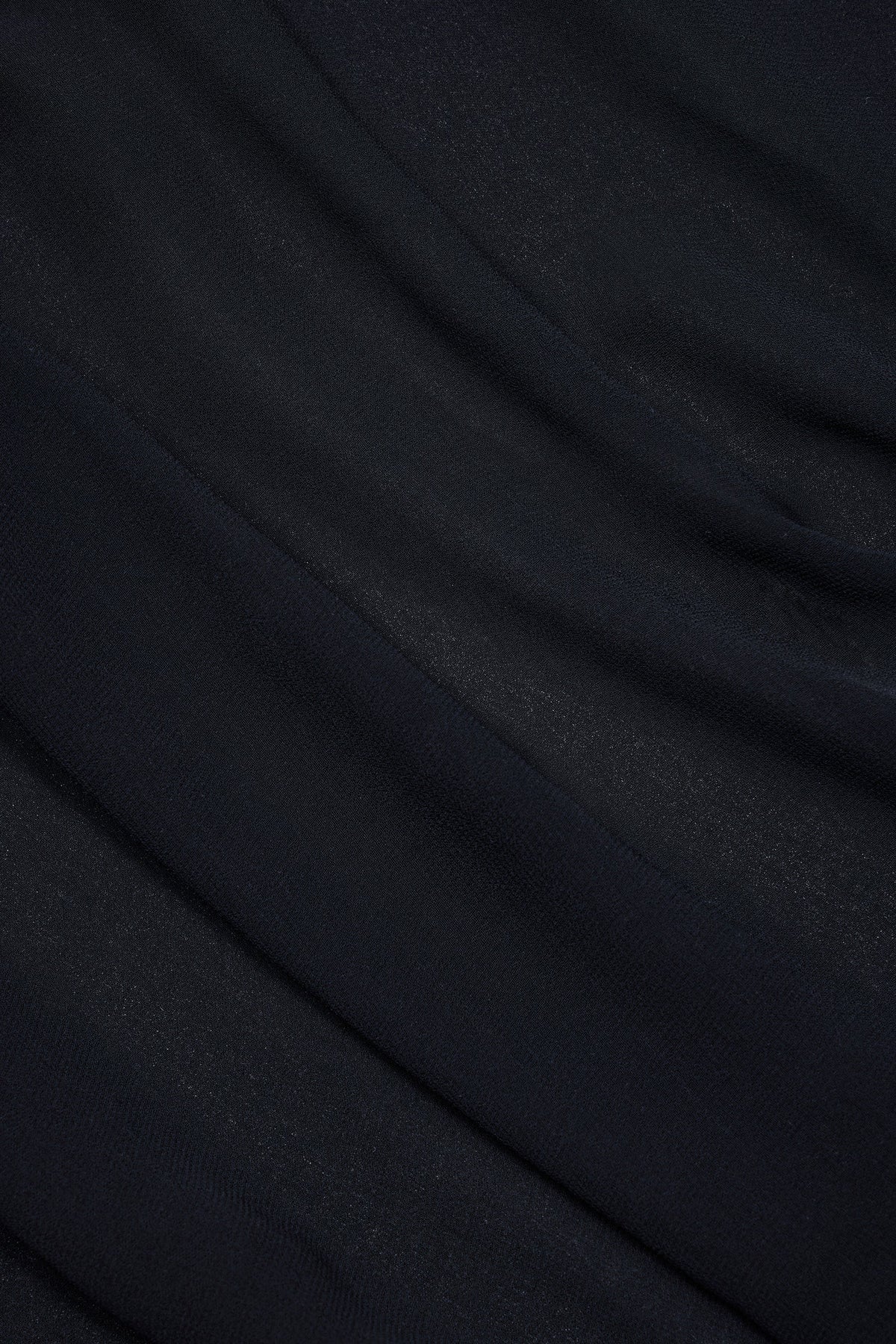 Cowl Neck Mini Dress in Black