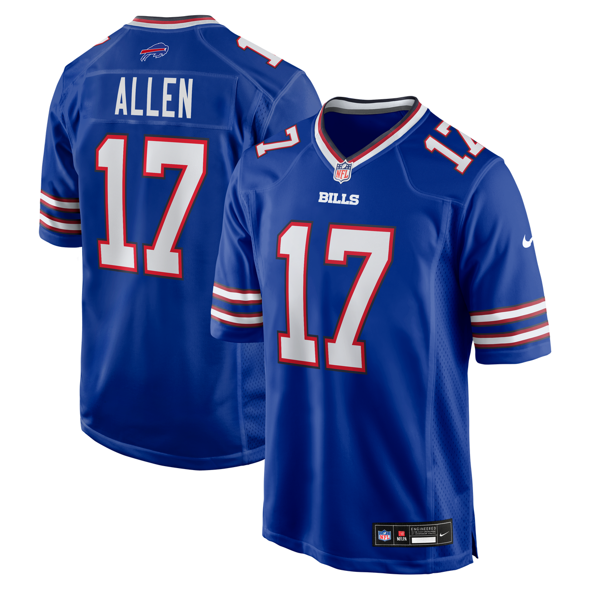 Buffalo Bills Josh Allen Nike Gray Nickel City Game Jersey product image 10