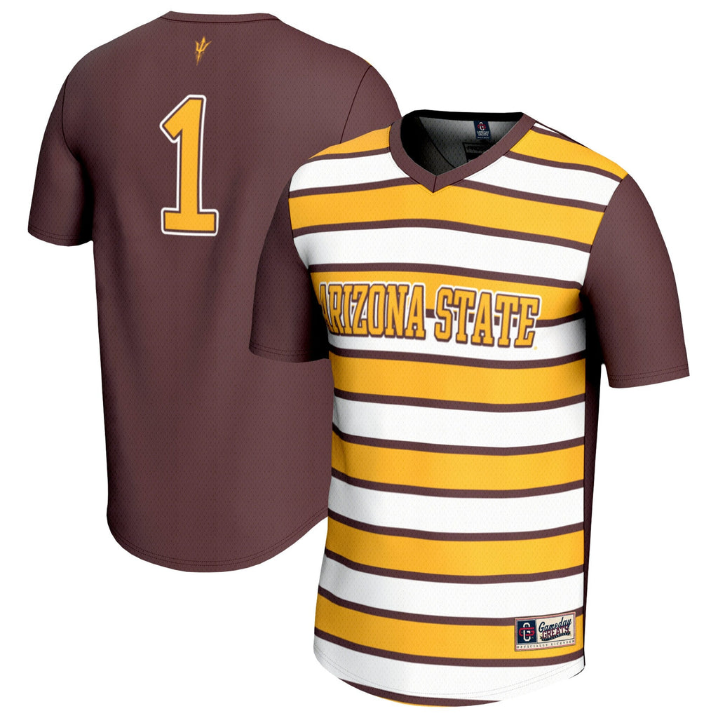 Lightweight Soccer Fashion Jersey Maroon #1 Arizona State product image 2