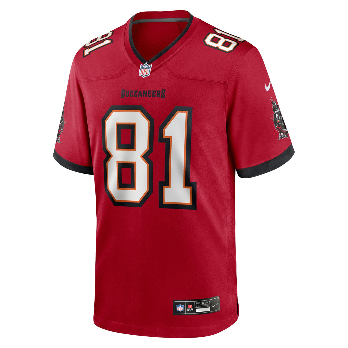 Tampa Bay Buccaneers Ryan Miller Nike Red Team Game Jersey product image 2