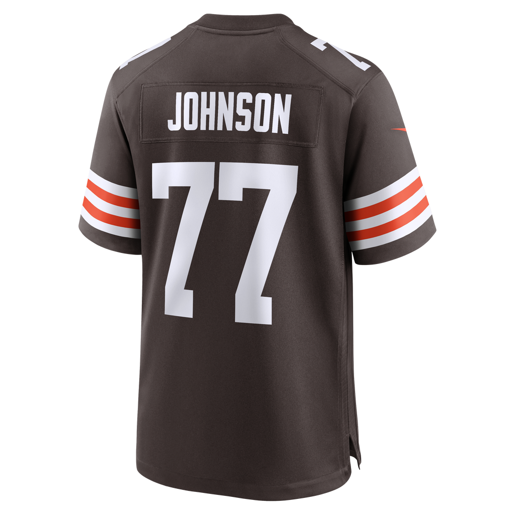 Cleveland Browns Zion Johnson Nike Brown Team Game Jersey product image 3