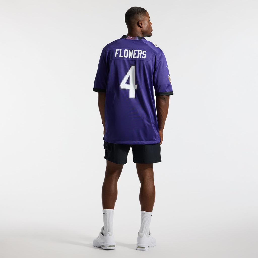 Baltimore Ravens Zay Flowers Nike Purple Team Game Jersey product image 5