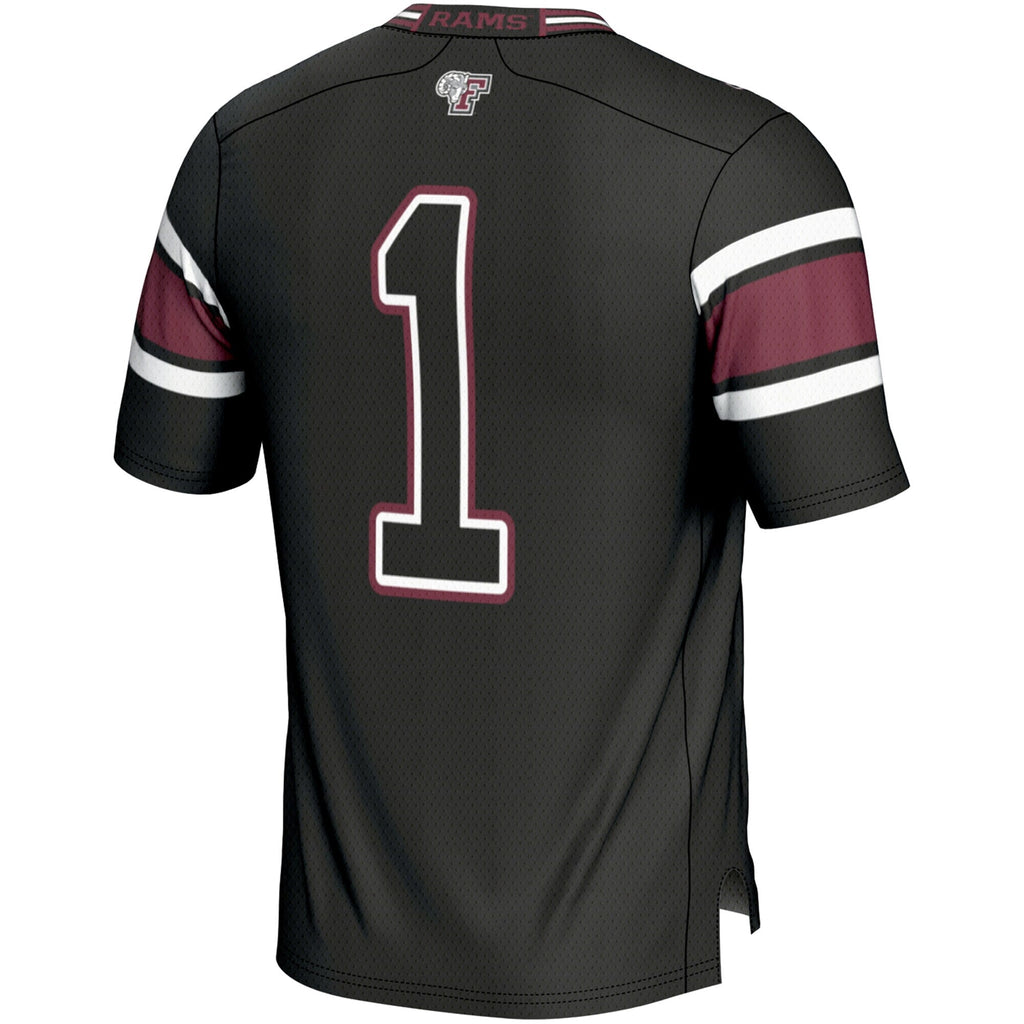 #1 Fordham Rams Endzone Football Jersey - Black product image 4