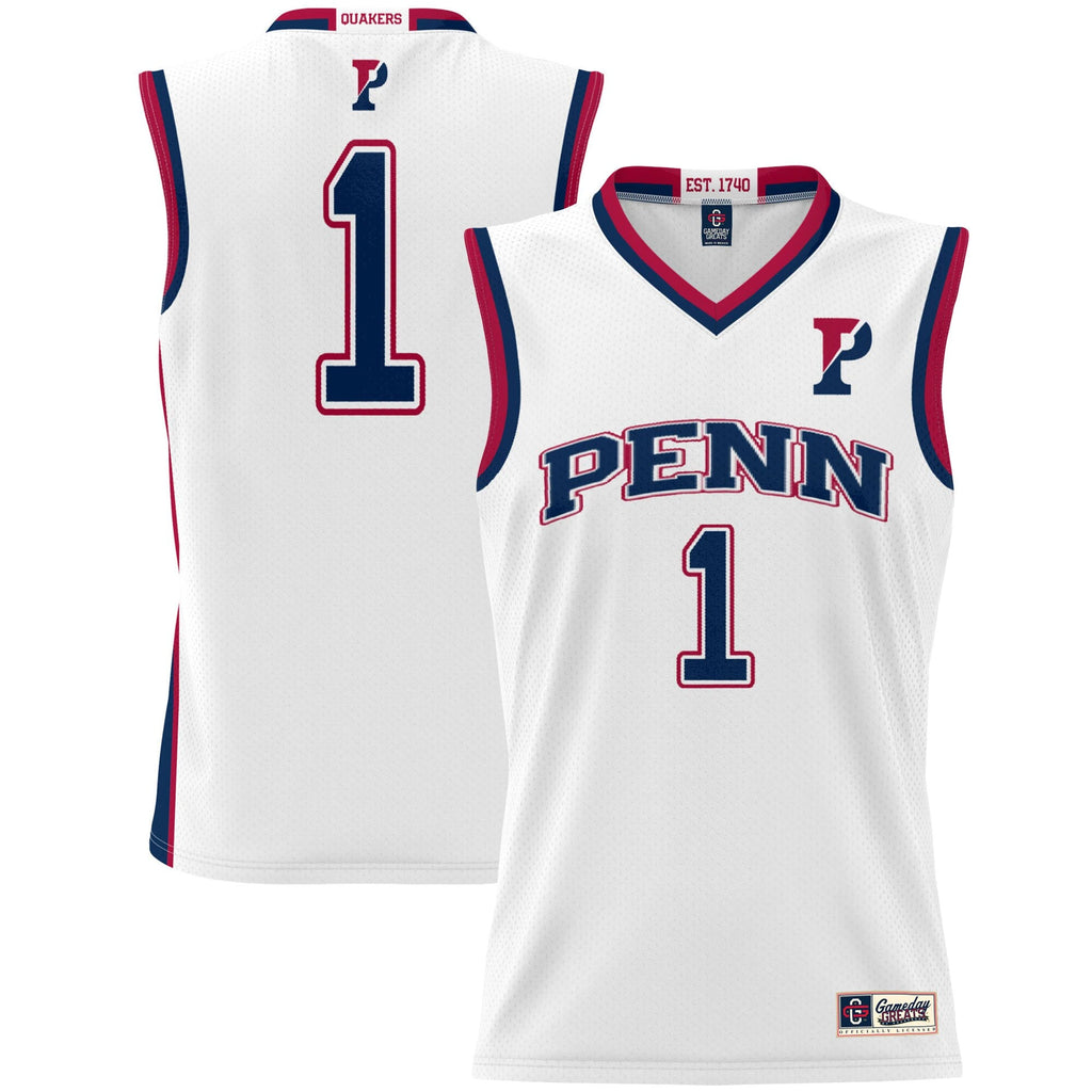 #1 Pennsylvania Quakers Lightweight Basketball Jersey product image 2