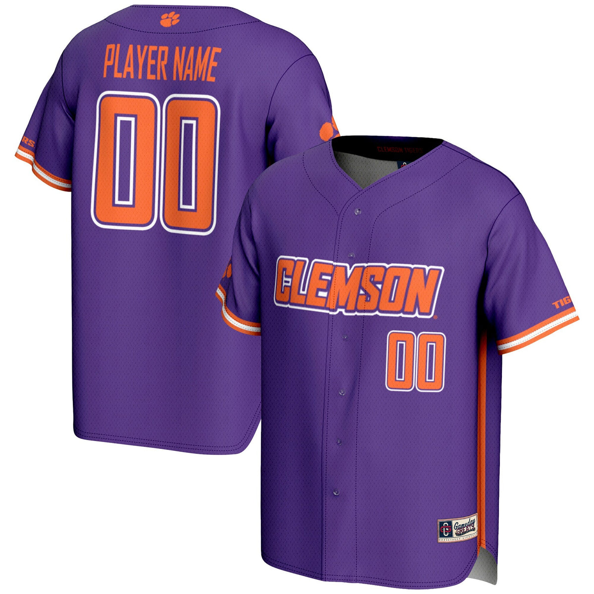 Clemson Tigers NIL Pick-A-Player Lightweight Baseball product image 1