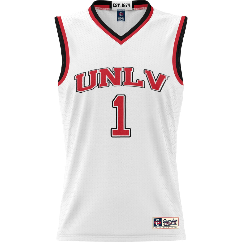 #1 UNLV Rebels Lightweight Basketball Jersey - White product image 3