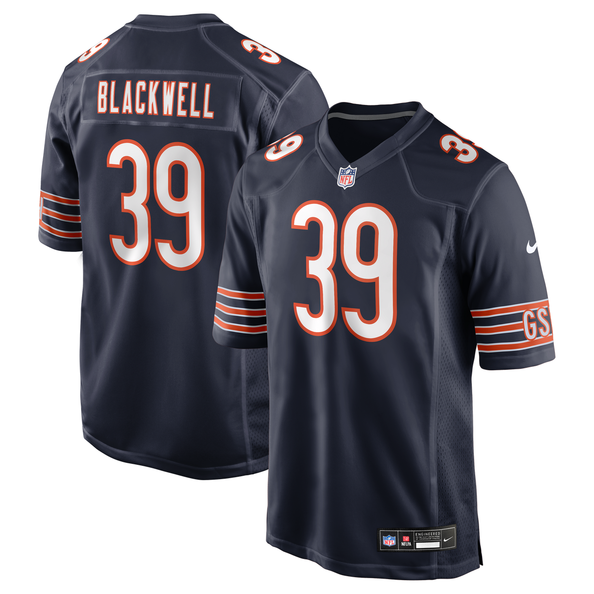 Chicago Bears Josh Blackwell Nike Navy Game Player Jersey product image 1