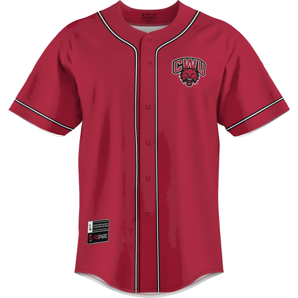 Central Washington Wildcats Lightweight Baseball Jersey product image 3
