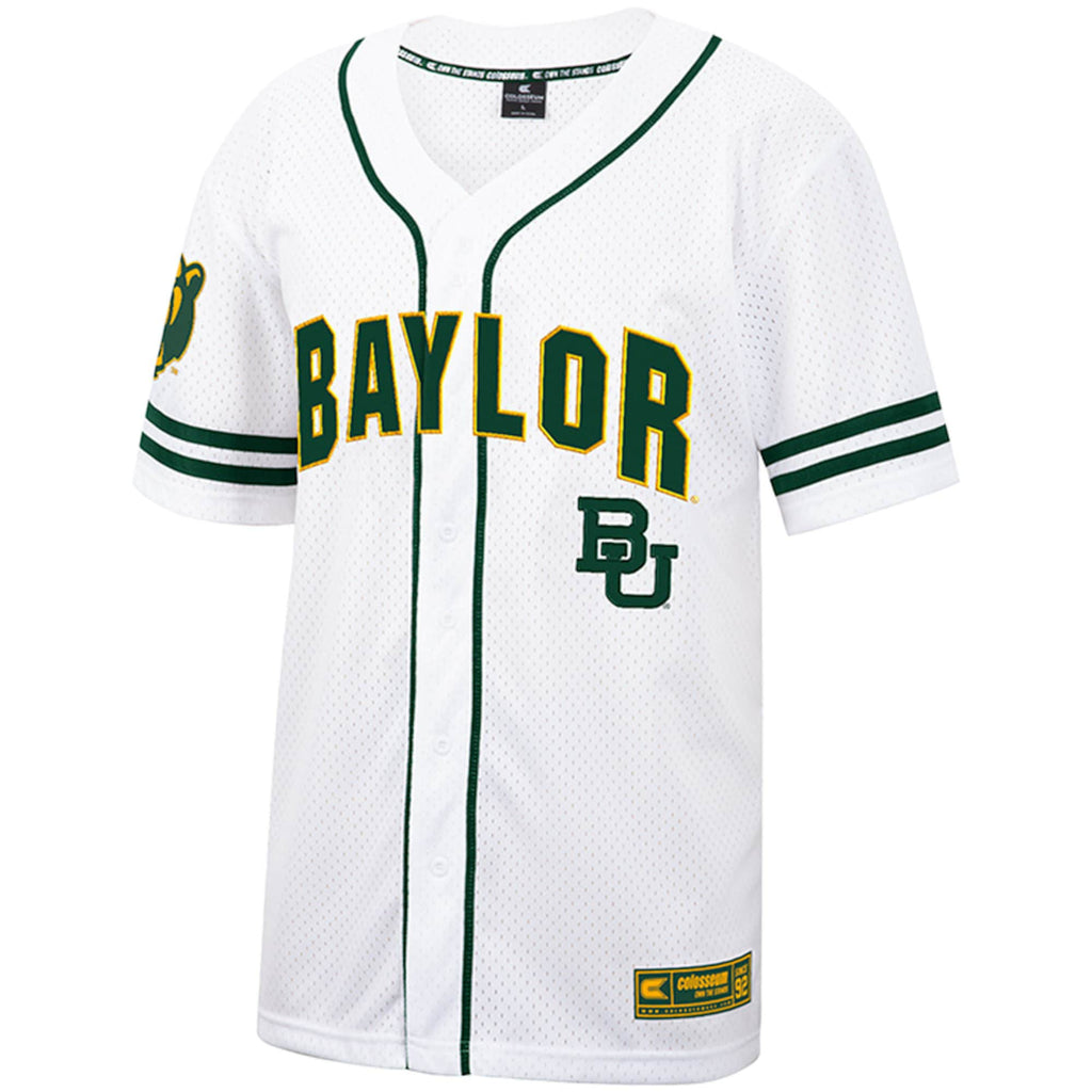 Baylor Bears Free Spirited Mesh Button-Up Baseball Jersey product image 3