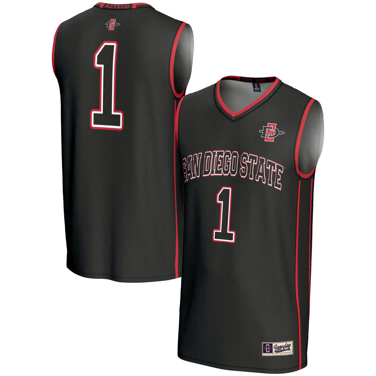 #1 San Diego State Aztecs Lightweight Basketball Fashion product image 2