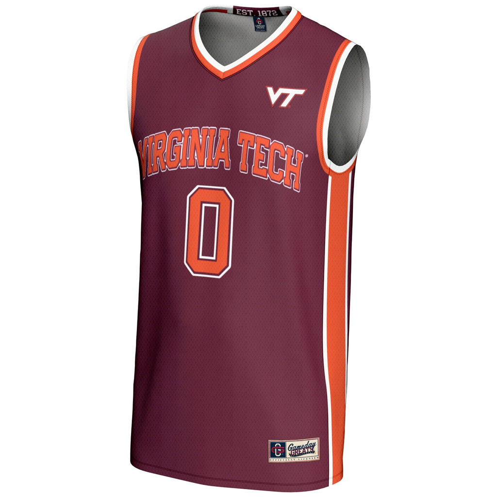 #0 Virginia Tech Hokies Lightweight Basketball Jersey product image 3