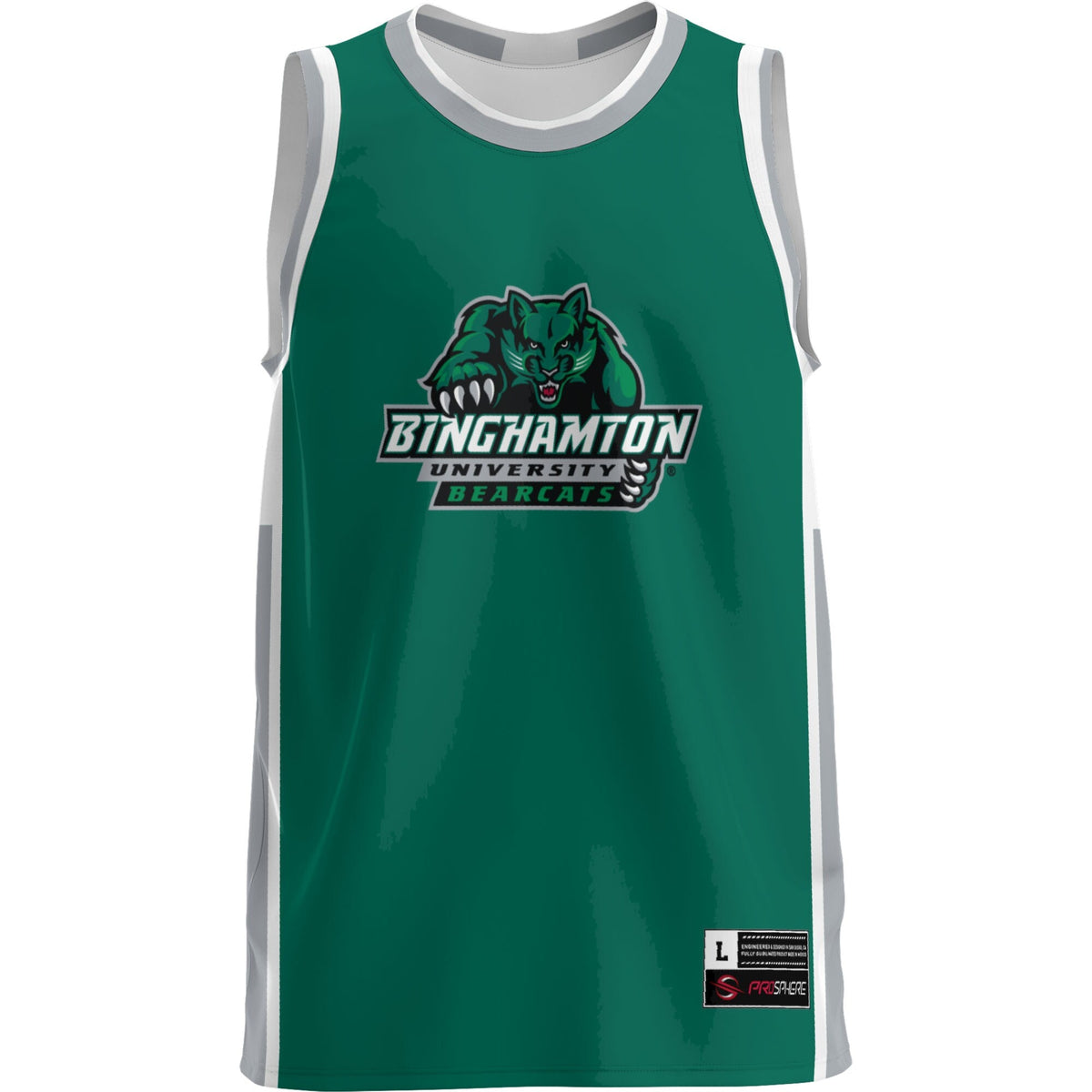 Binghamton Bearcats Lightweight Basketball Jersey - Green product image 3