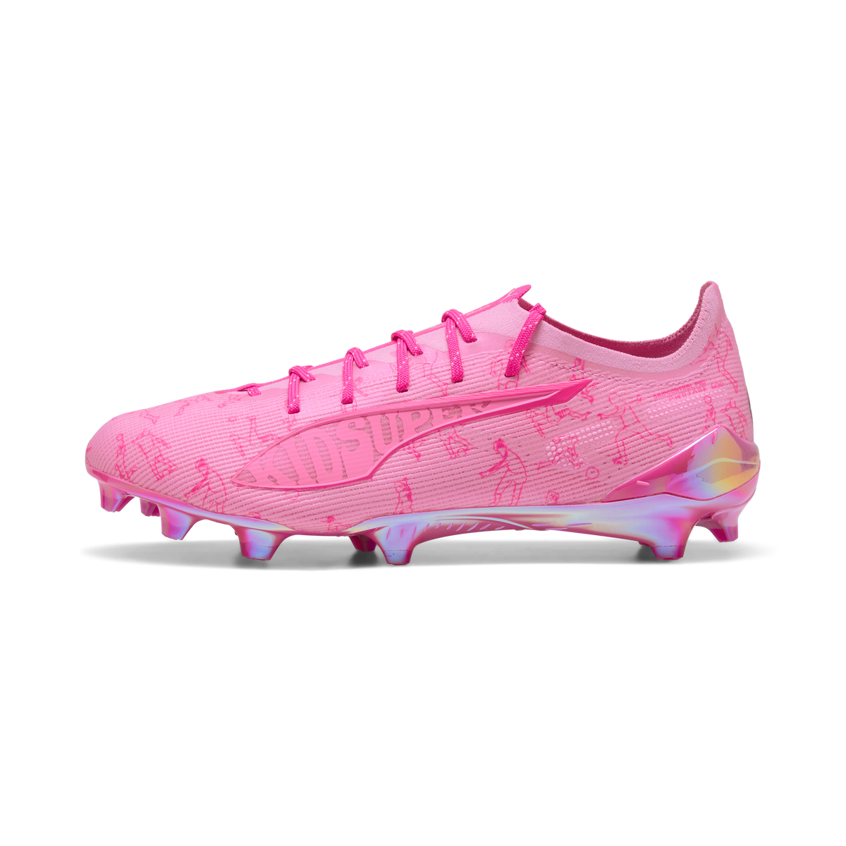PUMA x KIDSUPER ULTRA 5 ULTIMATE Firm Ground Soccer Cleats product image 1, provided for visual reference and product detail