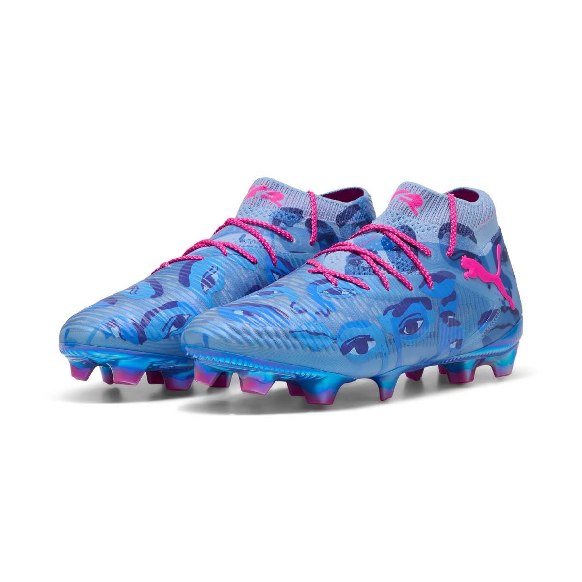 PUMA x KIDSUPER FUTURE 8 ULTIMATE Firm Ground Soccer Cleats product image 3, provided for visual reference and product