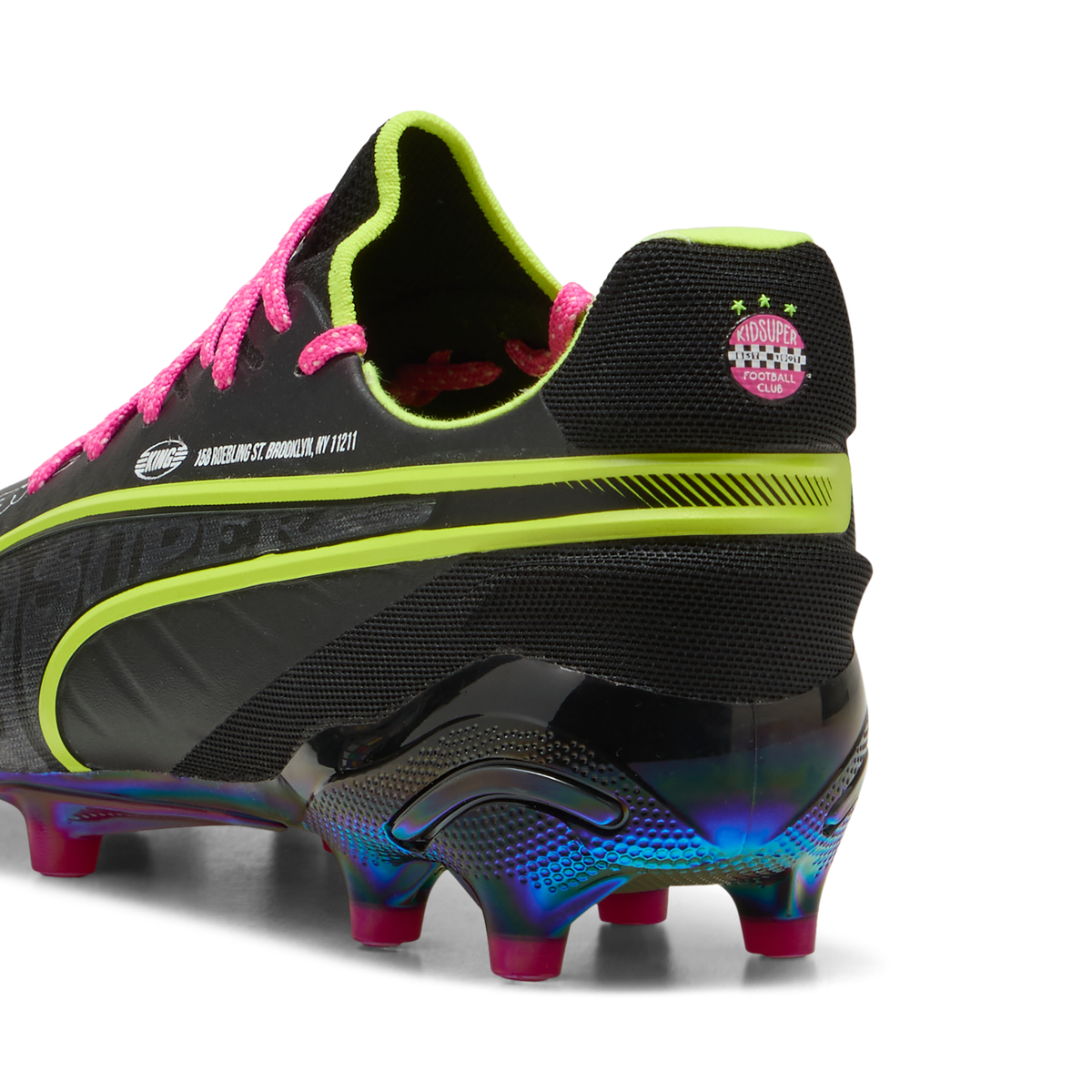 PUMA x KIDSUPER KING ULTIMATE Firm/Artificial Ground Soccer Cleats product image 6, provided for visual reference and