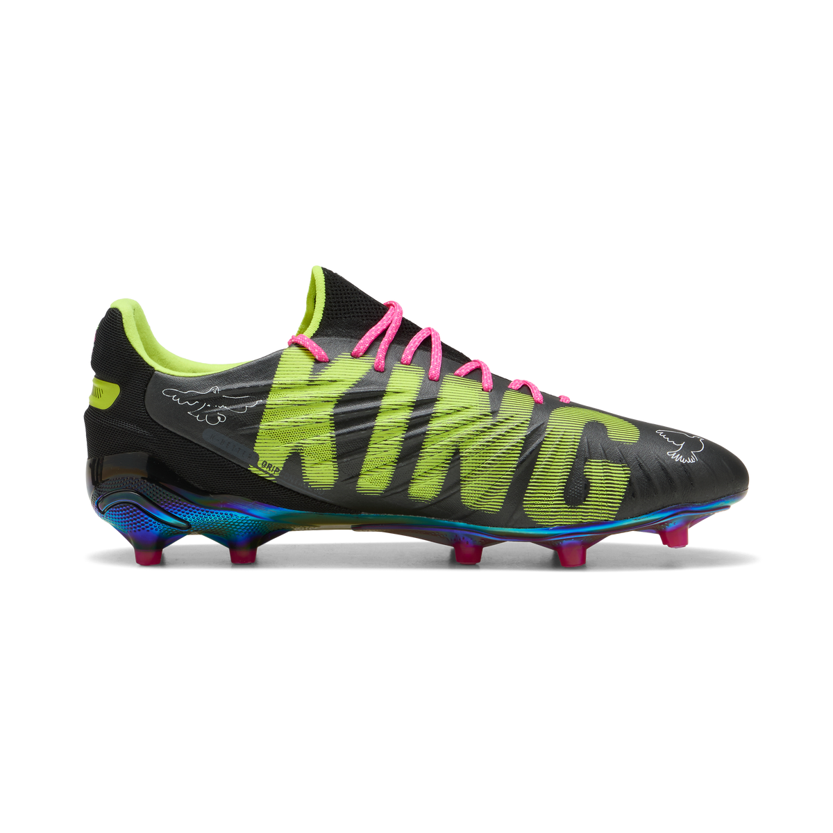PUMA x KIDSUPER KING ULTIMATE Firm/Artificial Ground Soccer Cleats product image 2, provided for visual reference and