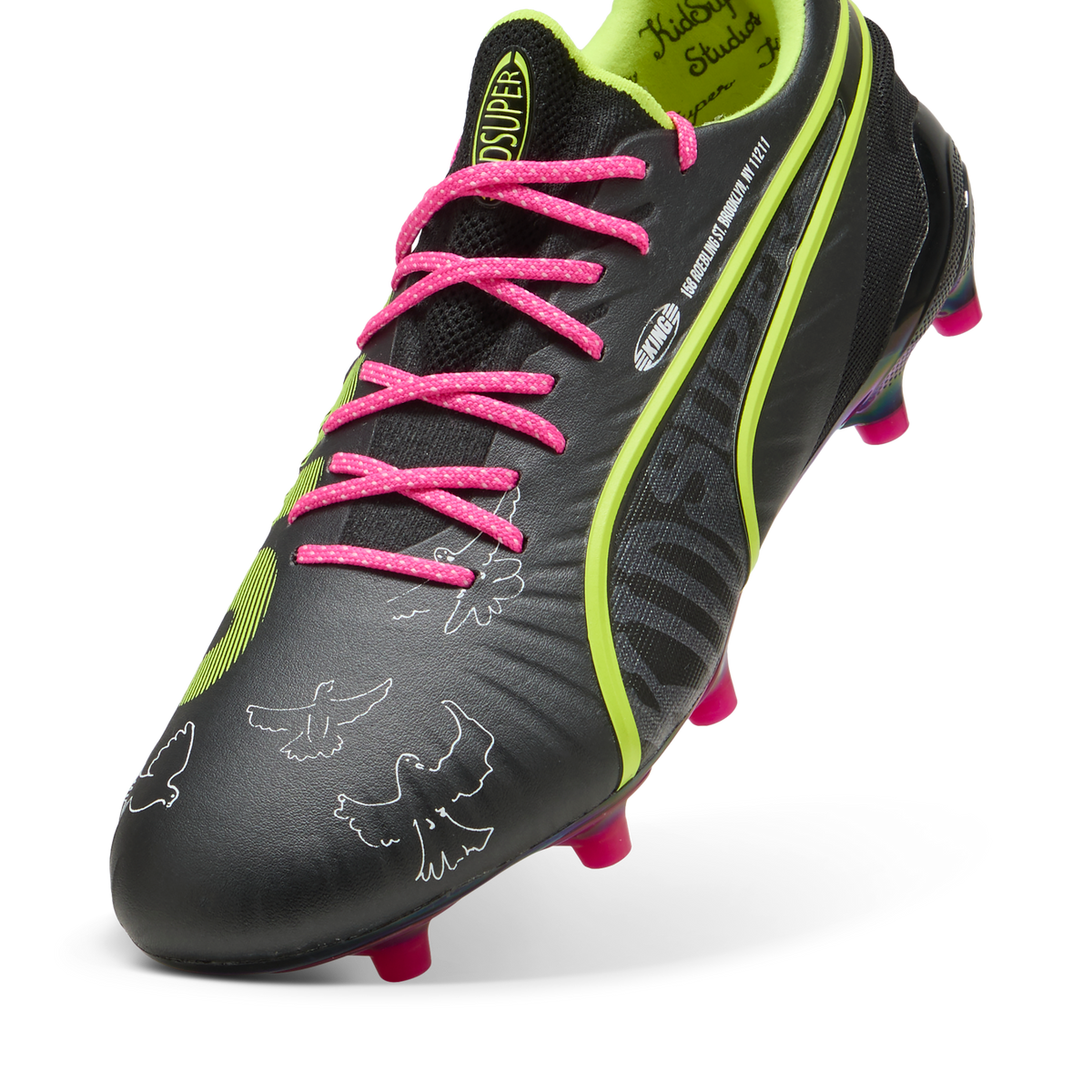PUMA x KIDSUPER KING ULTIMATE Firm/Artificial Ground Soccer Cleats product image 5, provided for visual reference and