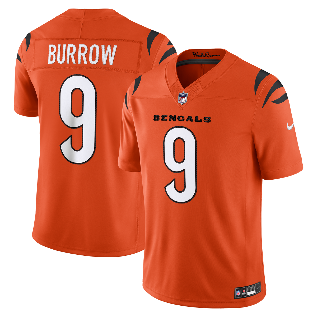 Cincinnati Bengals Joe Burrow Nike Black Team Vapor product image 30