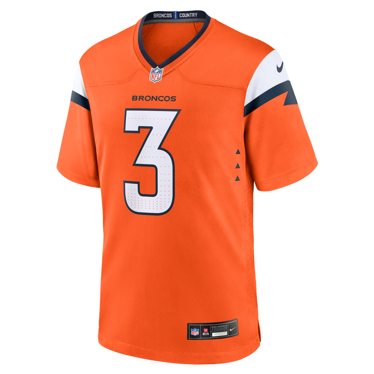 Denver Broncos Wil Lutz Nike Orange Team Game Jersey product image 2