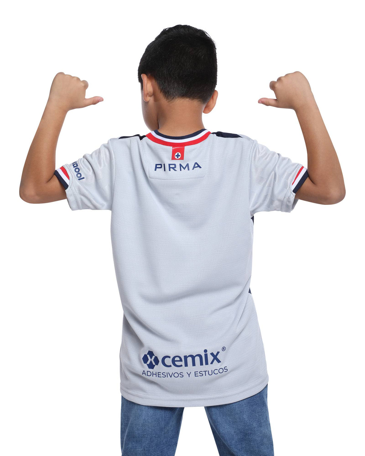 Pirma Cruz Azul Kids Away Jersey 25/26 product image 3, provided for visual reference and product detail review