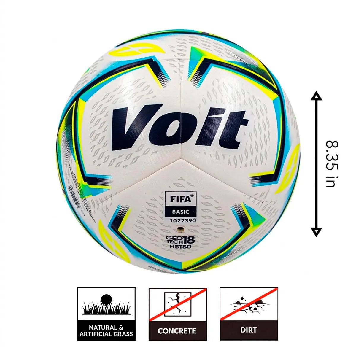 Voit Aereus40 Apertura Size 5 FIFA Basic Soccer Ball product image 3, provided for visual reference and product detail review