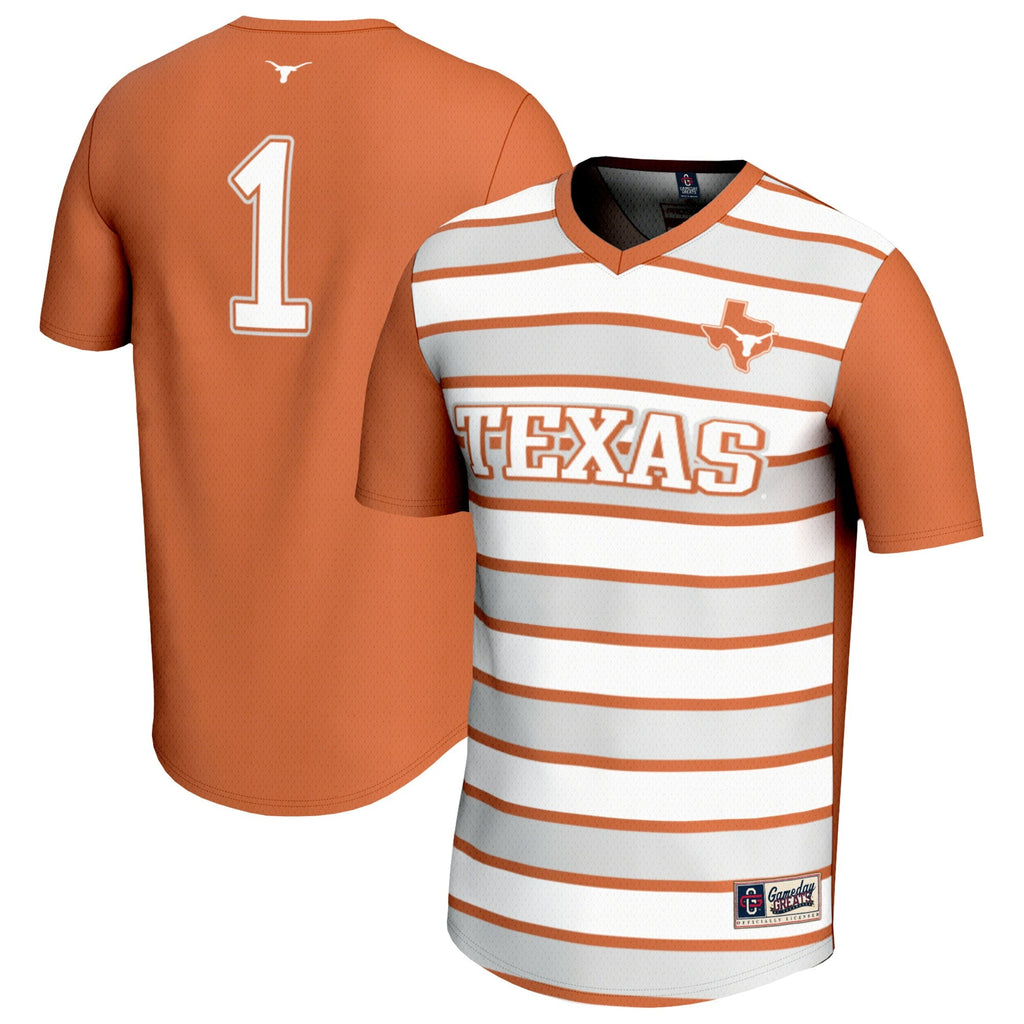 #1 Texas Longhorns Lightweight Soccer Fashion Jersey product image 1