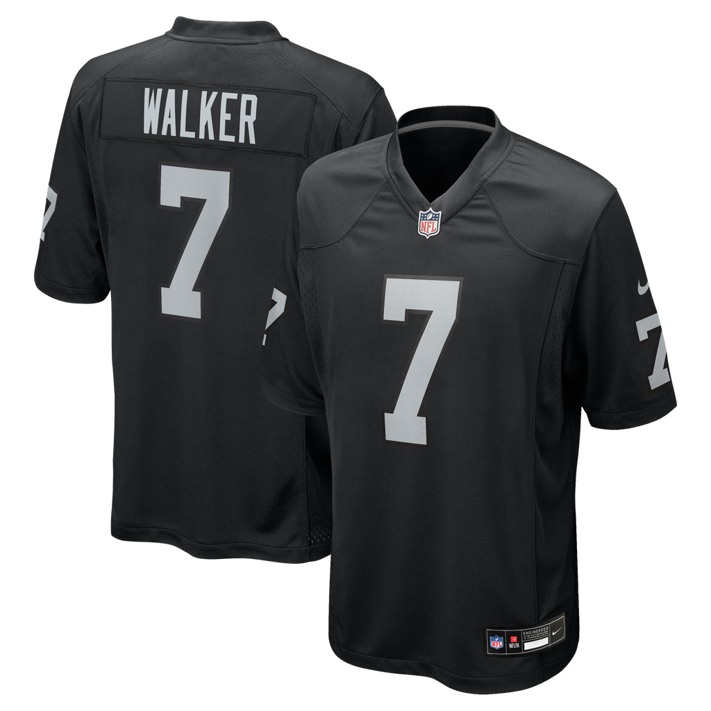 Las Vegas Raiders Quay Walker Nike Black Team Game Jersey product image 1