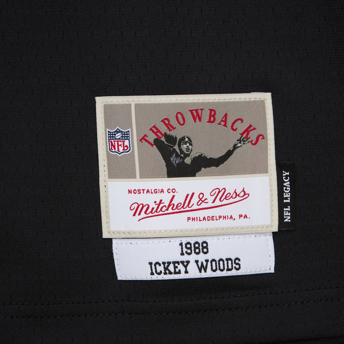 Cincinnati Bengals Ickey Woods Mitchell & Ness Black 1988 product image 5