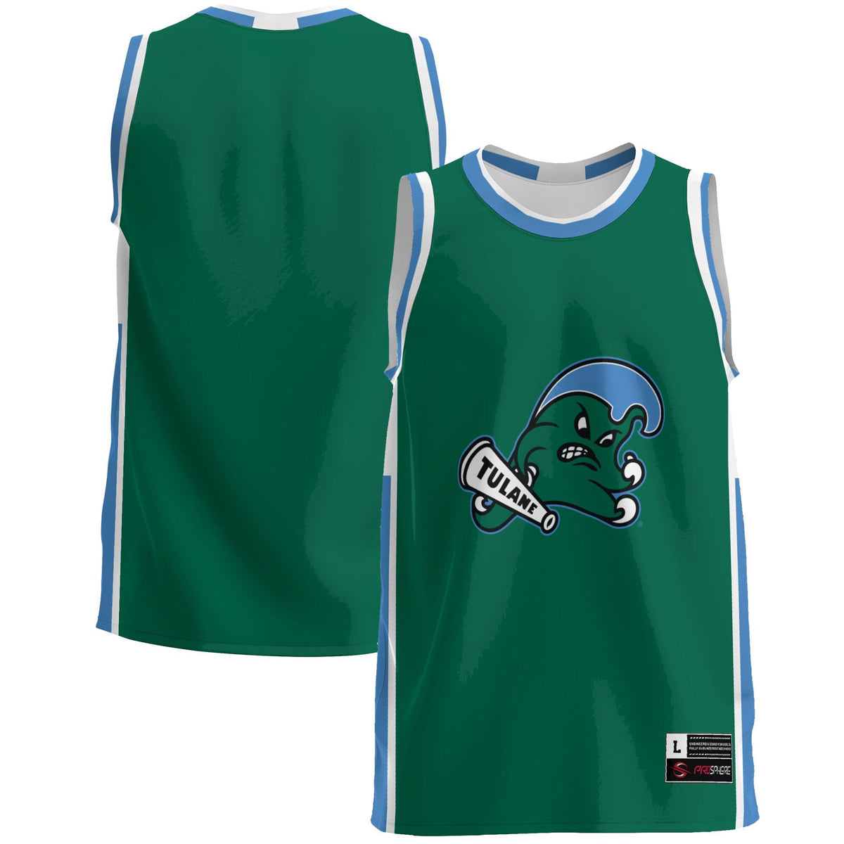 Tulane Green Wave Lightweight Basketball Jersey - product image 1