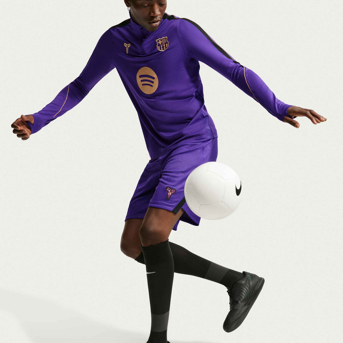 Nike FC Barcelona Strike Away Men Kobe Dri-FIT Soccer Knit Drill Top product image 2, provided for visual reference and