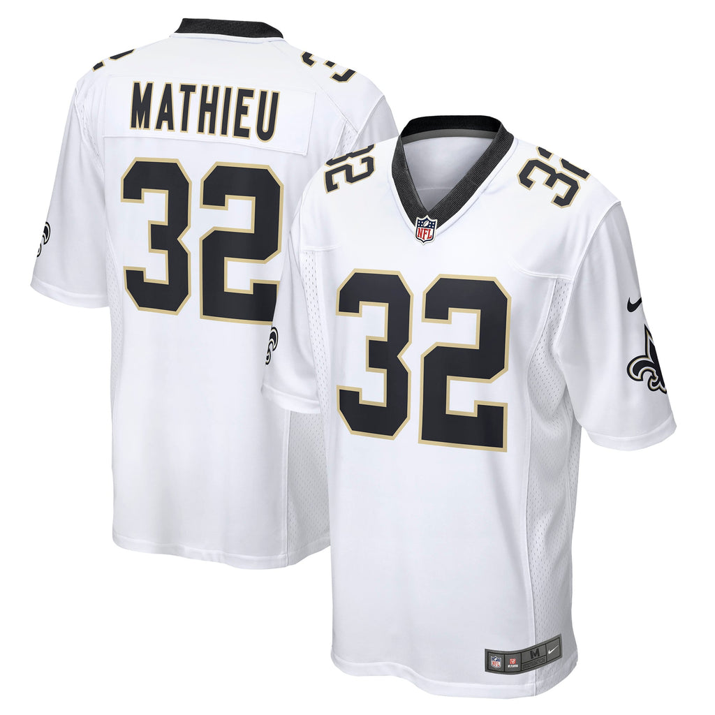 New Orleans Saints Tyrann Mathieu Nike White Game Jersey product image 4