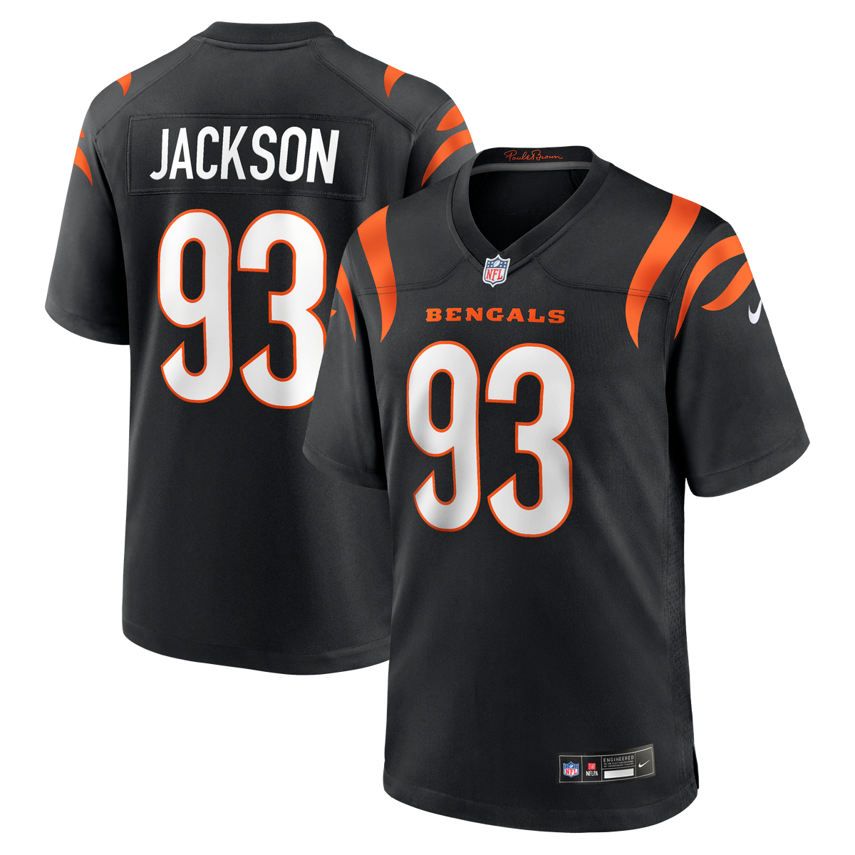 Cincinnati Bengals McKinnley Jackson Nike Black Game Jersey product image 1