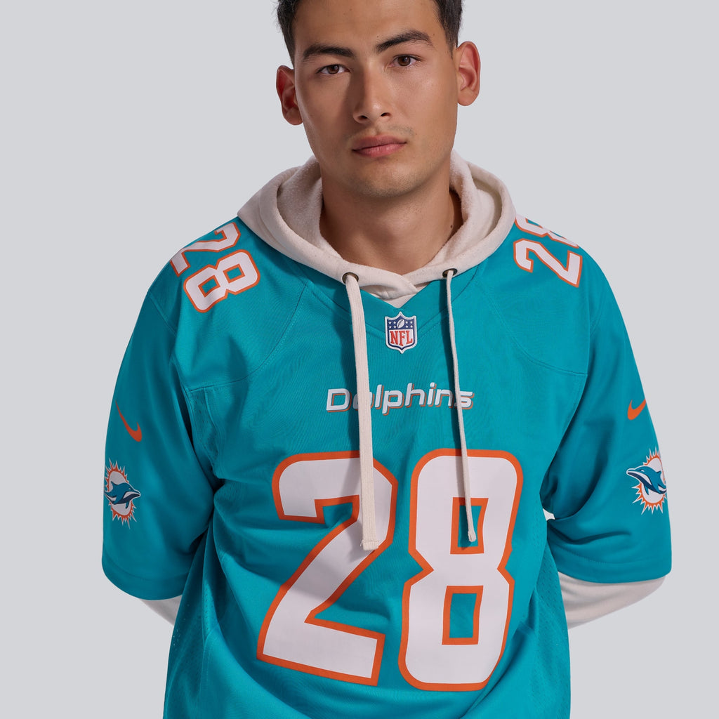 Miami Dolphins De’Von Achane Nike Aqua Player Game Jersey product image 9