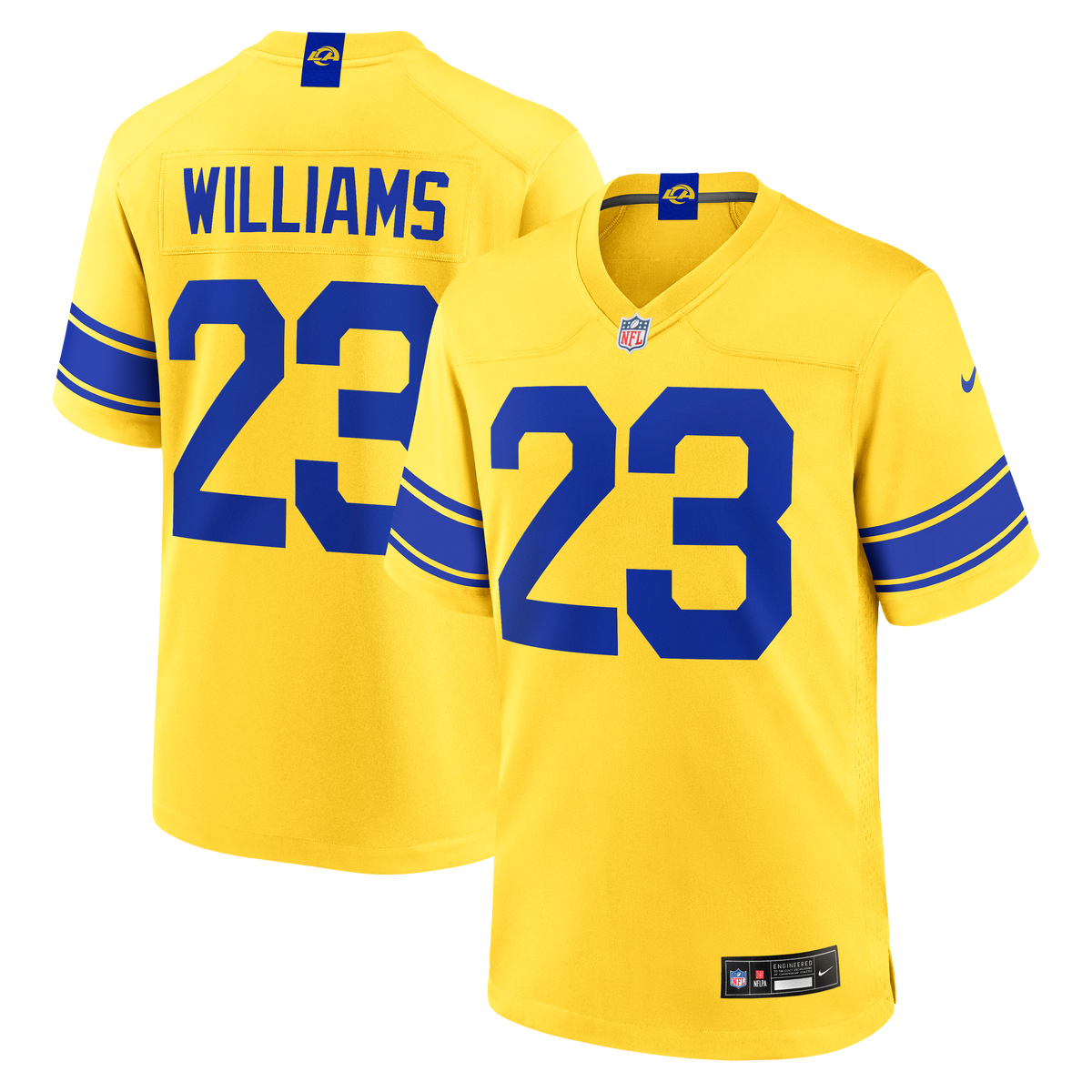Los Angeles Rams Kyren Williams Nike White Game Player product image 14