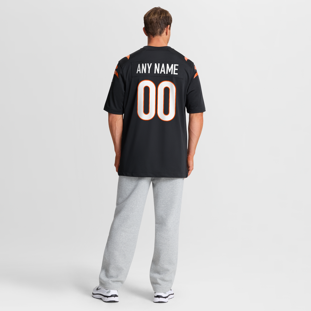 Cincinnati Bengals Nike Black Game Custom Jersey product image 8