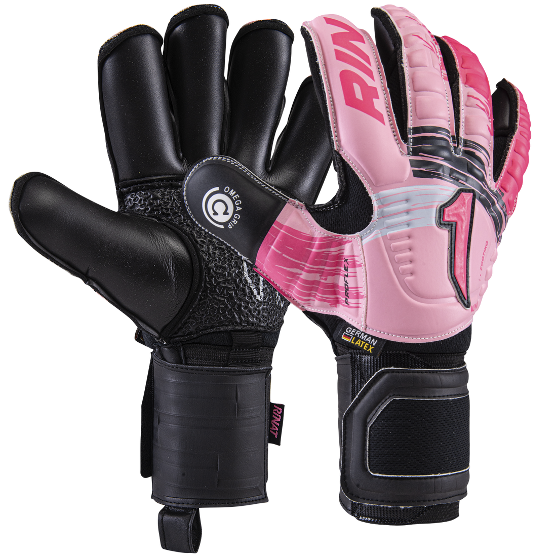 Rinat Egotiko Alpha-Pro Spines Goalkeeper Gloves product image 1, provided for visual reference and product detail review