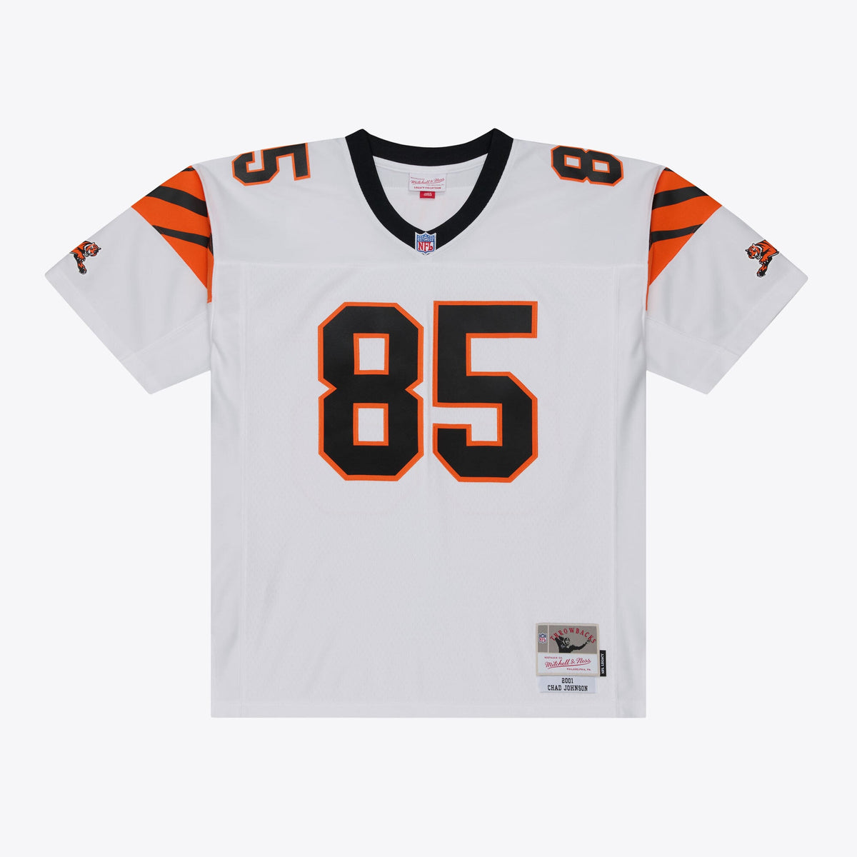 Cincinnati Bengals Chad Johnson Mitchell & Ness White 2001 product image 1