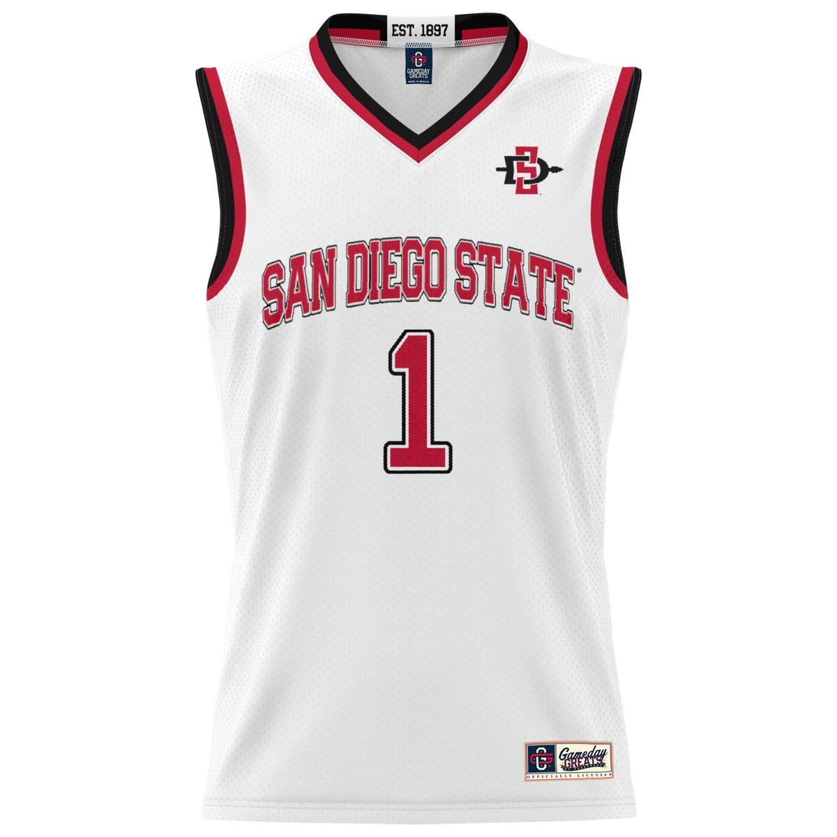 #1 San Diego State Aztecs Lightweight Basketball Fashion product image 3