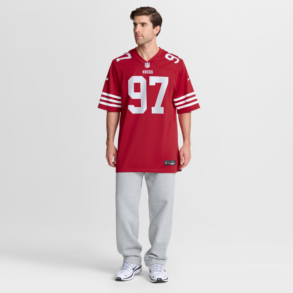 San Francisco 49ers Nick Bosa Nike White Player Game Jersey product image 13